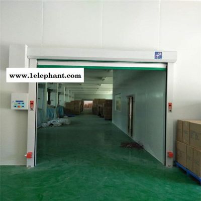 东莞隔离车间防火防尘快速卷帘门 卷帘快速提升门图5