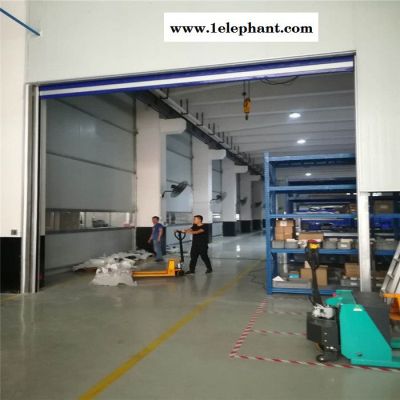 东莞隔离车间防火防尘快速卷帘门 卷帘快速提升门图3