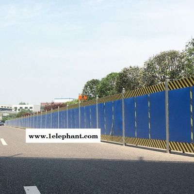 市政隔离铁皮围挡 实体工厂产销 拓轩沿海防尘防风挡板 公路临时围挡 沿海防尘防风挡板供货商图1