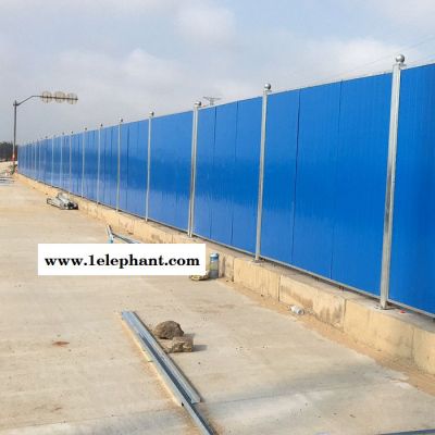彩钢板施工小草围挡工地防尘围挡城建道路铁皮隔离挡板隔离板图6