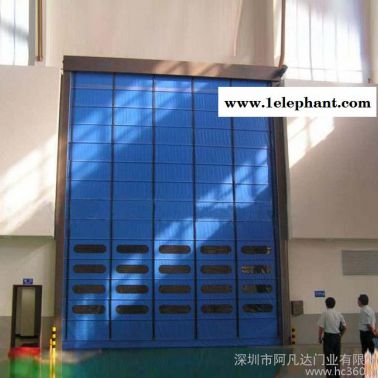 直销 防虫防尘隔离防火防异味pvc帘布背带式快速卷帘门