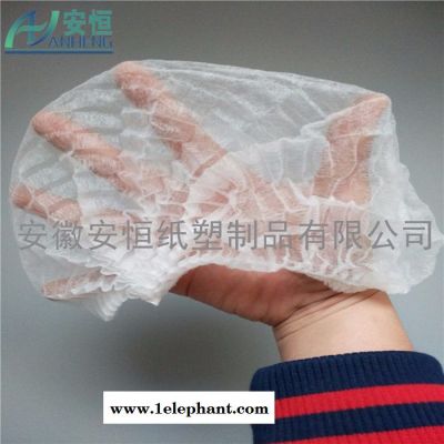 车间工作一次性防尘防护帽 蘑菇帽 圆帽 18寸单筋图6