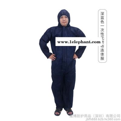 一次性工作服连体全身防护隔离衣车间工作防尘透气连帽连体服图3