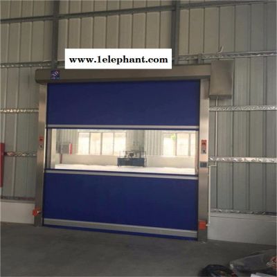 防虫防尘隔离防火防异味铝合金硬质快速卷帘门**图4