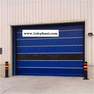 防虫防尘隔离防火防异味铝合金硬质快速卷帘门**图2