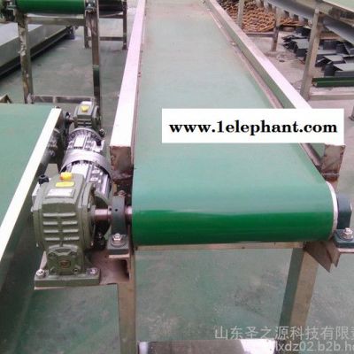 斜坡运输机带防尘罩 电子原件传送机图2