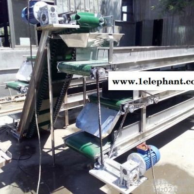 斜坡运输机带防尘罩 电子原件传送机图3