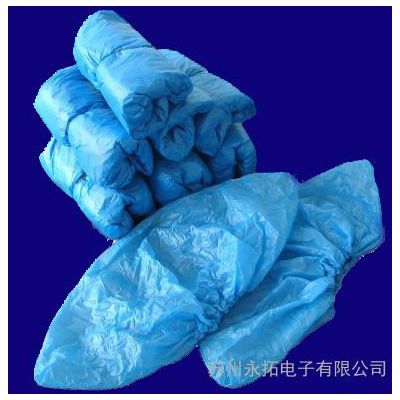 **一次性CPE防滑鞋套塑料脚踩自动机鞋套图2