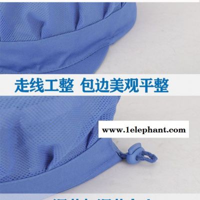 春敏帽檐带子网帽福建卫生工作帽防尘防油帽图7