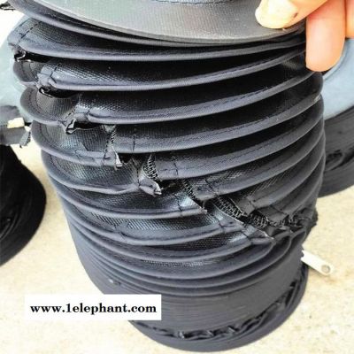 沧一CYMA定做 耐酸碱油缸伸缩防尘罩、抗老化伸缩防尘套、耐高温阻燃伸缩防尘罩图5