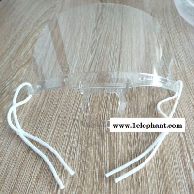 **塑料透明口罩 挂耳式餐饮防飞沫环保透明口罩厨师 卫生口罩 厨房卫生口罩图3