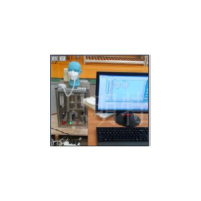 口罩过滤效率检测仪|口罩透湿测试台|口罩阻燃检测仪图2