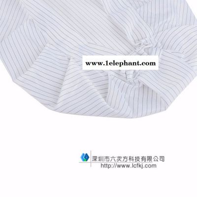 防静电圆帽静电帽防尘帽子女车间工作帽无尘帽劳保帽厨师网帽头套图5