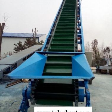 大倾角挡边输送机带防尘罩 建材专用