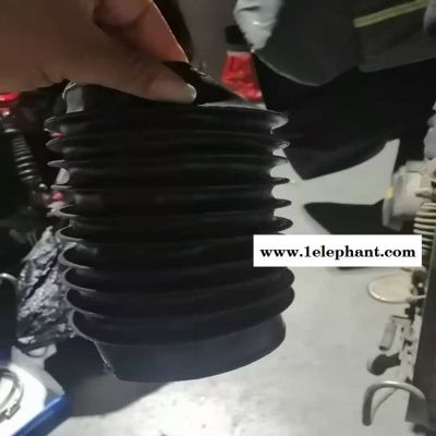 沧州宏泰定制油缸防尘罩 拉链式油缸防尘罩 圆形伸缩丝杆防护罩气缸保护套图2