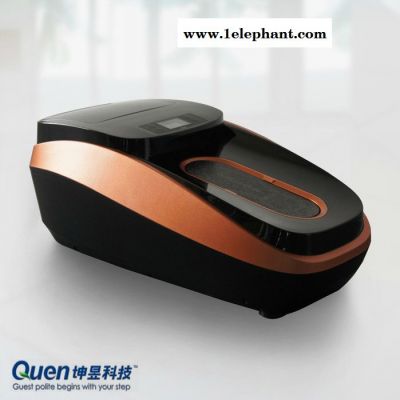 供应QUEN坤昱XT-46C鞋套机智能鞋覆膜机样板房鞋套机