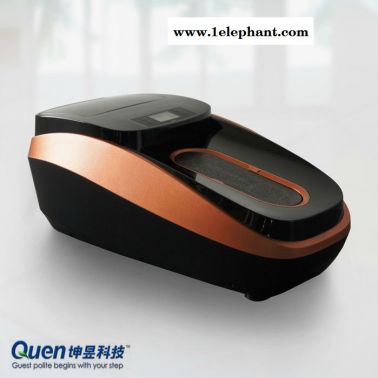 供应QUEN坤昱XT-46C鞋套机智能鞋覆膜机样板房鞋套机