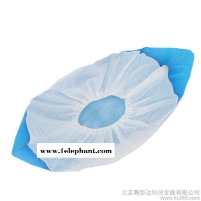 无纺布白色防水鞋套加厚底防滑一次性鞋套CPE加厚图3