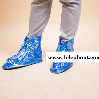 【XIETAIPING】PVC磨砂雨衣剑雨牌JW-808型热卖PVC磨砂珠光防雨防水鞋套  成人儿童加厚带底鞋套图3