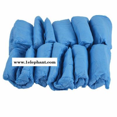 【精淘塑料】厂家直供 创意雨鞋套 蓝色PE鞋套 防水鞋套 防雨儿童鞋套 无纺布鞋套图3