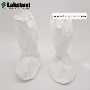 LAKELAND/雷克兰防滑脚套防水防化耐油高帮鞋套疾控医隔离防疫防护服用靴套 一次性靴套