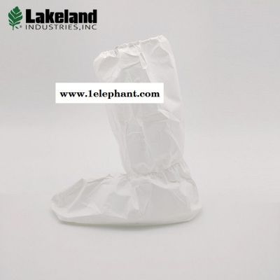 LAKELAND/雷克兰防滑脚套防水防化耐油高帮鞋套疾控医隔离防疫防护服用靴套 一次性靴套图4
