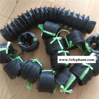 铠甲防尘罩/黑色三防布导轨铠甲防护罩,机床丝杠防尘罩图3