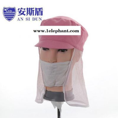 2015新款白色食品车间防尘网帽男女工作必备工厂卫生防护现货图3