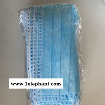 口罩一次性口罩 民用防护口罩,山东工厂,资质齐全出口,工厂图2