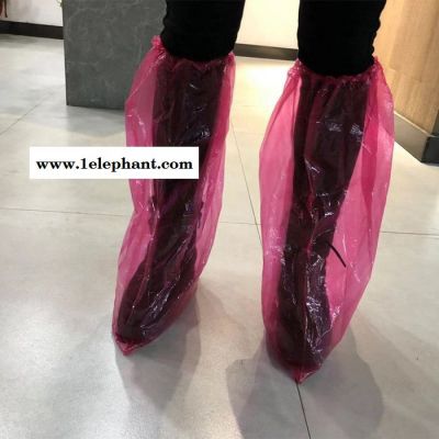 彩虹城塑料制品  pe一次性鞋套  一次性鞋套防雨防潮湿鞋套罩 一次性鞋套生产厂家 可定制量大从优图3
