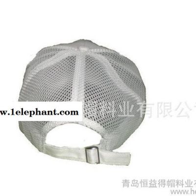 青岛恒益得生产定做**长期五片印花环保网帽三明治网帽图2