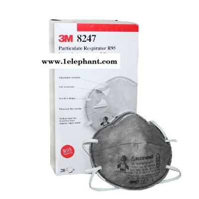 3M 8247 R95有机蒸气异味及防颗粒物口罩 防毒口罩图2