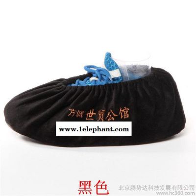防滑底鞋套 直销特价 样板间大码加厚割绒布面鞋套 可清洗布鞋图2