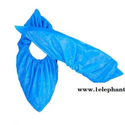 一次性/非一次性 防滑鞋套 材质CPE 3.5g蓝色 100只/袋 一次性鞋套图2