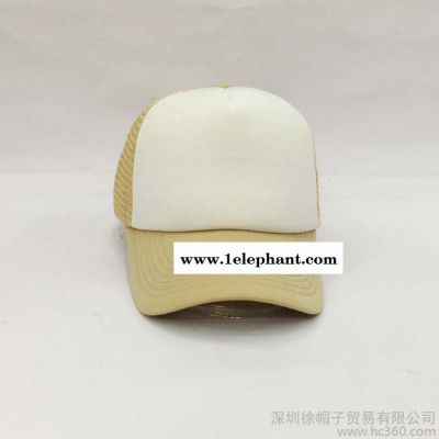 厂家批发潮帽网帽广告帽子工作帽 定制LOGO空白光板货车太阳帽子图2
