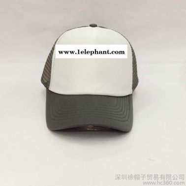 厂家批发潮帽网帽广告帽子工作帽 定制LOGO空白光板货车太阳帽子