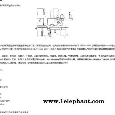 口罩呼吸阀密封性试验台|口罩阻力测试台|口罩透湿测试仪图6