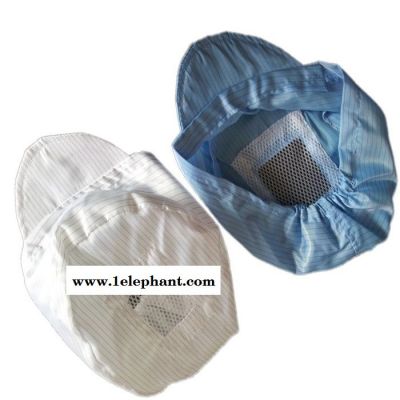 透气无尘布帽、透气网眼帽、透气工作帽、透气凉爽网帽 防尘帽图2