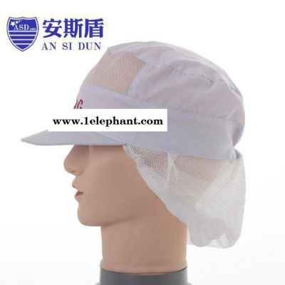 2015新款食品卫生帽子带帽檐带网帽食品车间专用现货图3