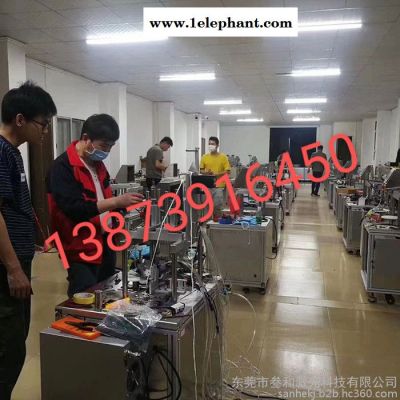三和 N95口罩焊耳带机 KN95口罩耳带焊接机 平面口罩N95两用耳带焊接机 口罩焊耳带机 超声波焊口罩机图4