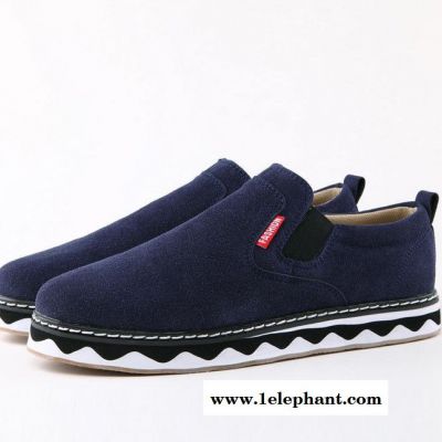 秋冬新款男鞋韩版男松糕鞋时尚潮流男式休闲鞋套脚懒人鞋低帮单鞋图2