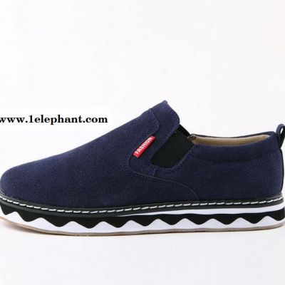 秋冬新款男鞋韩版男松糕鞋时尚潮流男式休闲鞋套脚懒人鞋低帮单鞋图3