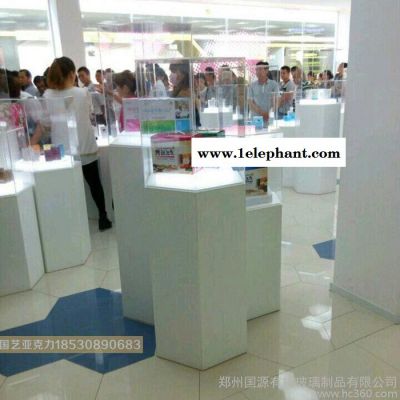 定制             展柜防尘罩六边形亚克力盒子图2