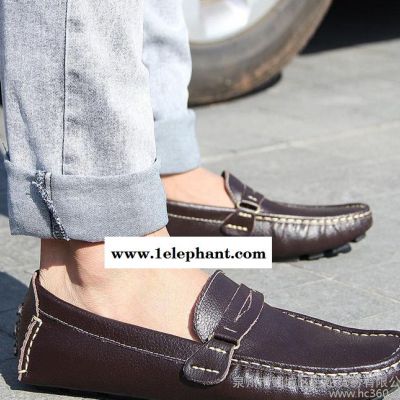 新款男豆豆鞋套脚休闲男鞋英伦驾车鞋套脚懒人低帮男单鞋图3