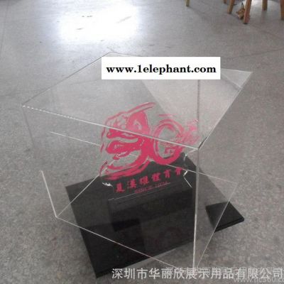亚克力模型展示罩 透明防尘罩 有机玻璃展示盒图3