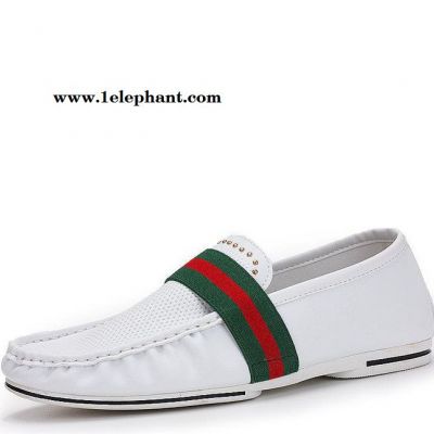 新款豆豆鞋驾车鞋 韩版男士休闲鞋舒适男鞋 潮流单鞋套脚图2