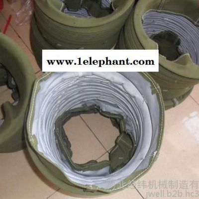 军绿耐磨帆布油缸防尘罩，白色耐磨帆布油缸防尘罩，伸缩帆布油缸防尘罩图4