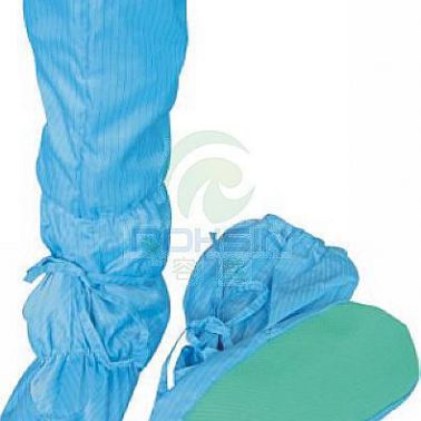 供应容鑫RS-005防静电鞋套 防静电布鞋套 底部防滑鞋套 可清洗