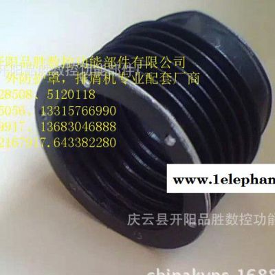 机床导向杆防尘罩，丝杠防护罩，橡胶伸缩防尘罩图2