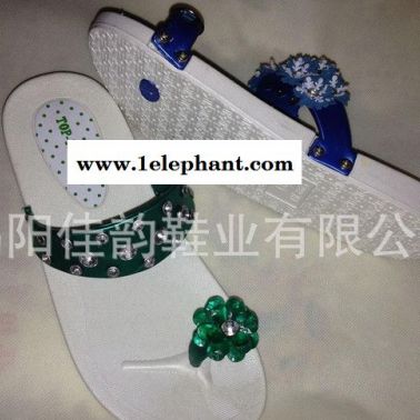 吹气鞋套趾布花尖钻一字带螺丝